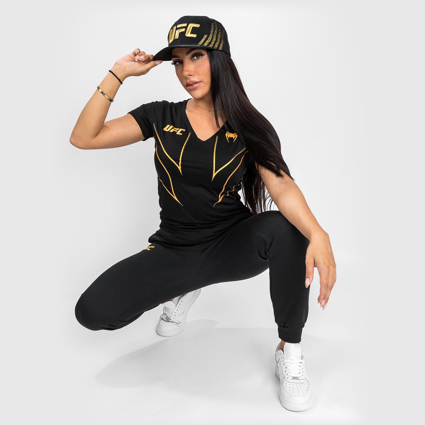 Maglietta UFC Venum Fight Night 2.0 Replica Donna - Champion