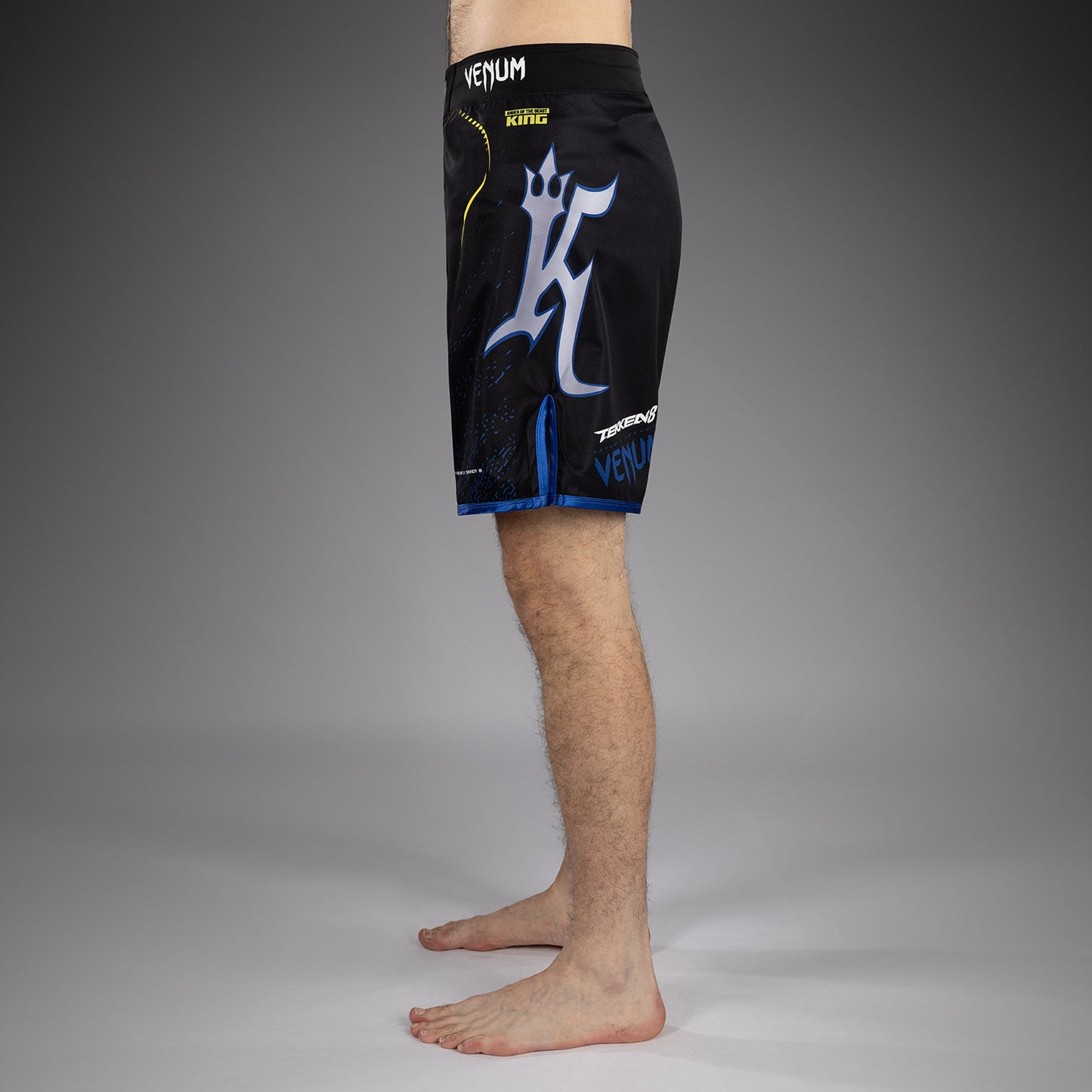 Venum x TEKKEN 8 Pantaloncini da Combattimento - King - Nero/Giallo
