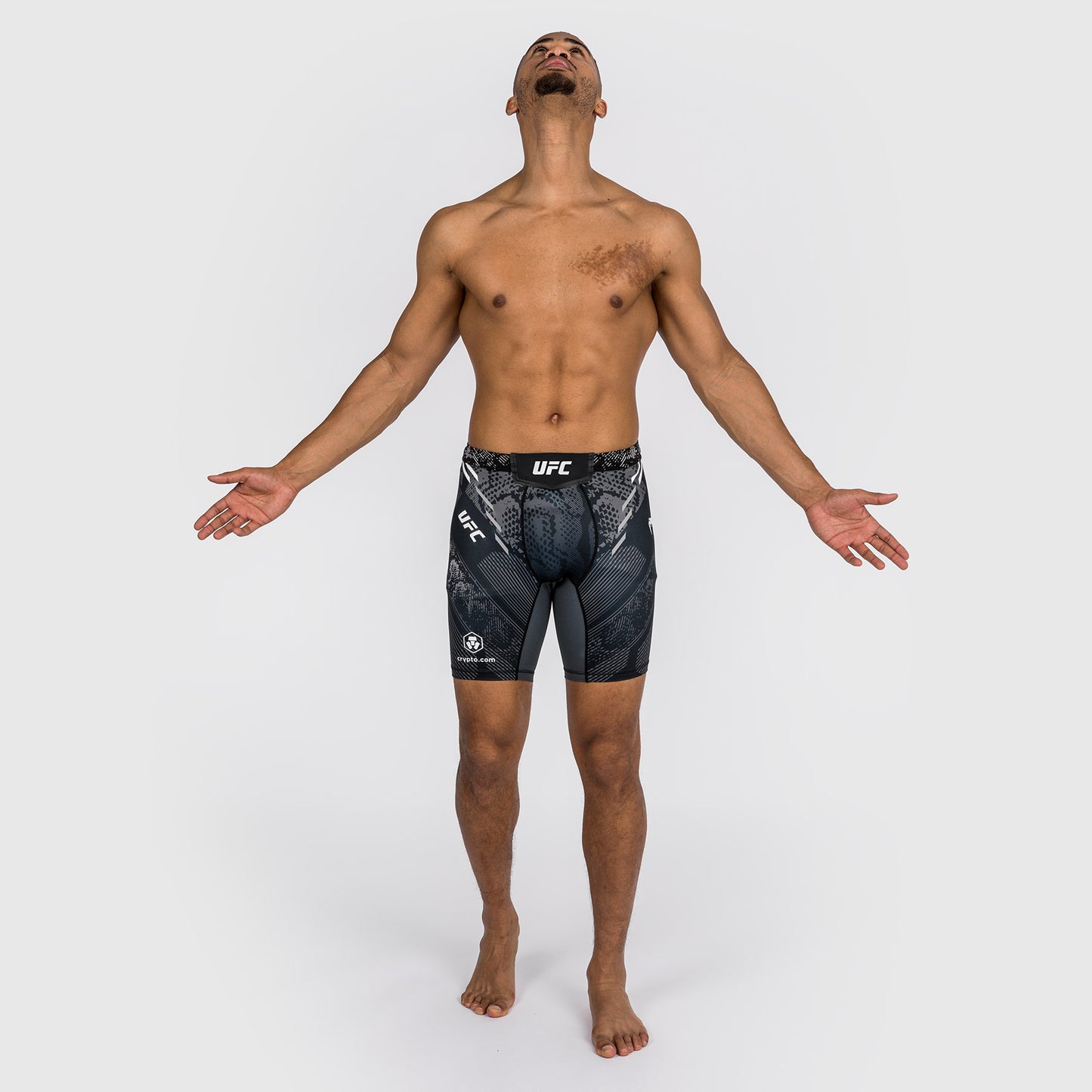 UFC Adrenaline by Venum Authentic Fight Night Pantaloncino Vale Tudo da Uomo - Nero