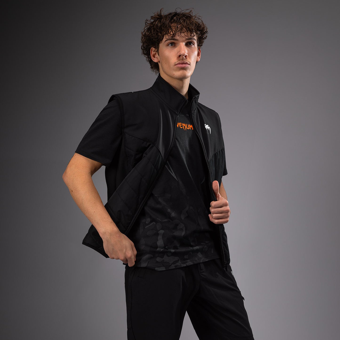 Venum Paddock Softshell a maniche corte - Nero