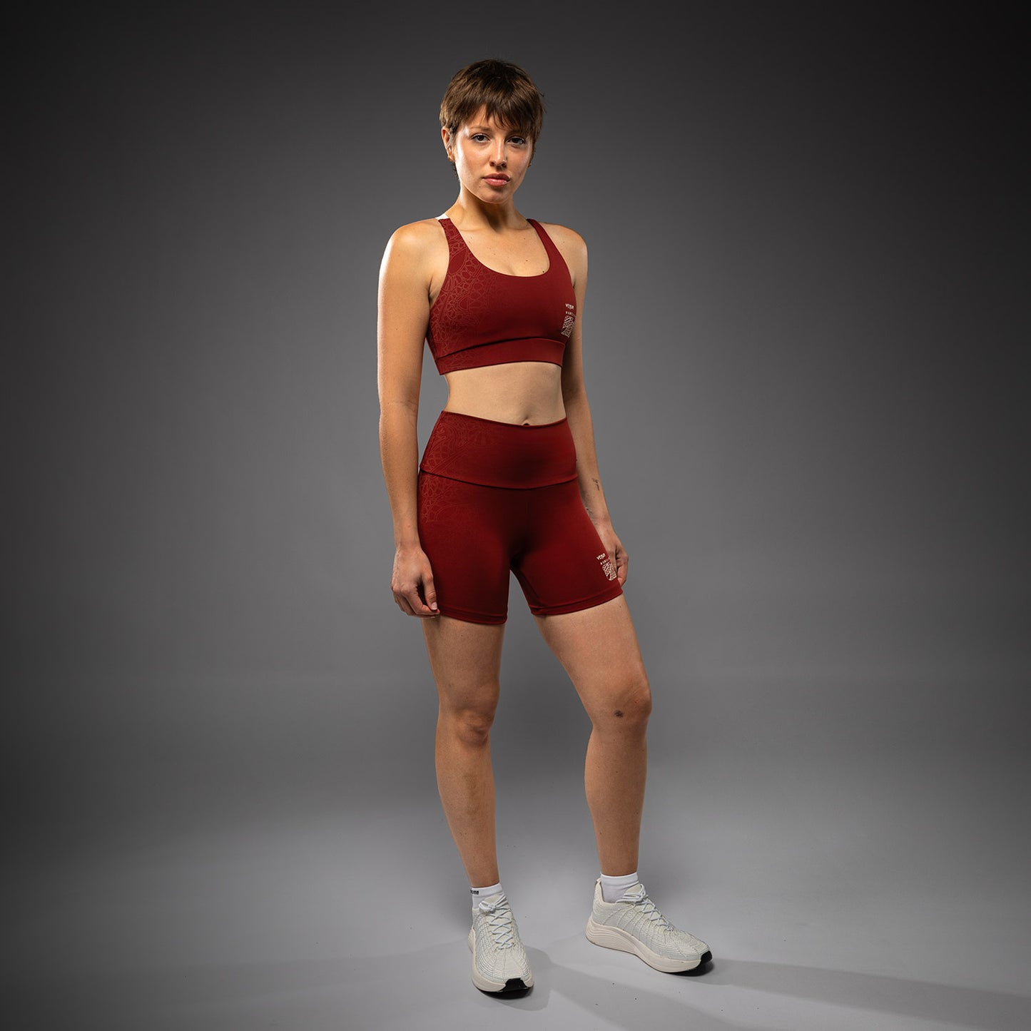 Venum Serpenti Pantaloncini Vale Tudo Donna – Borgogna/Avorio