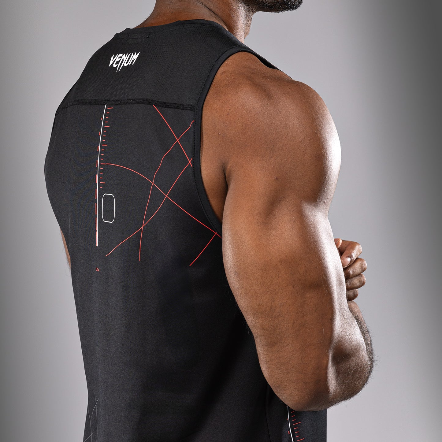 Venum Tactical XT Canotta Dry Tech - Nero/Rosso Fuoco