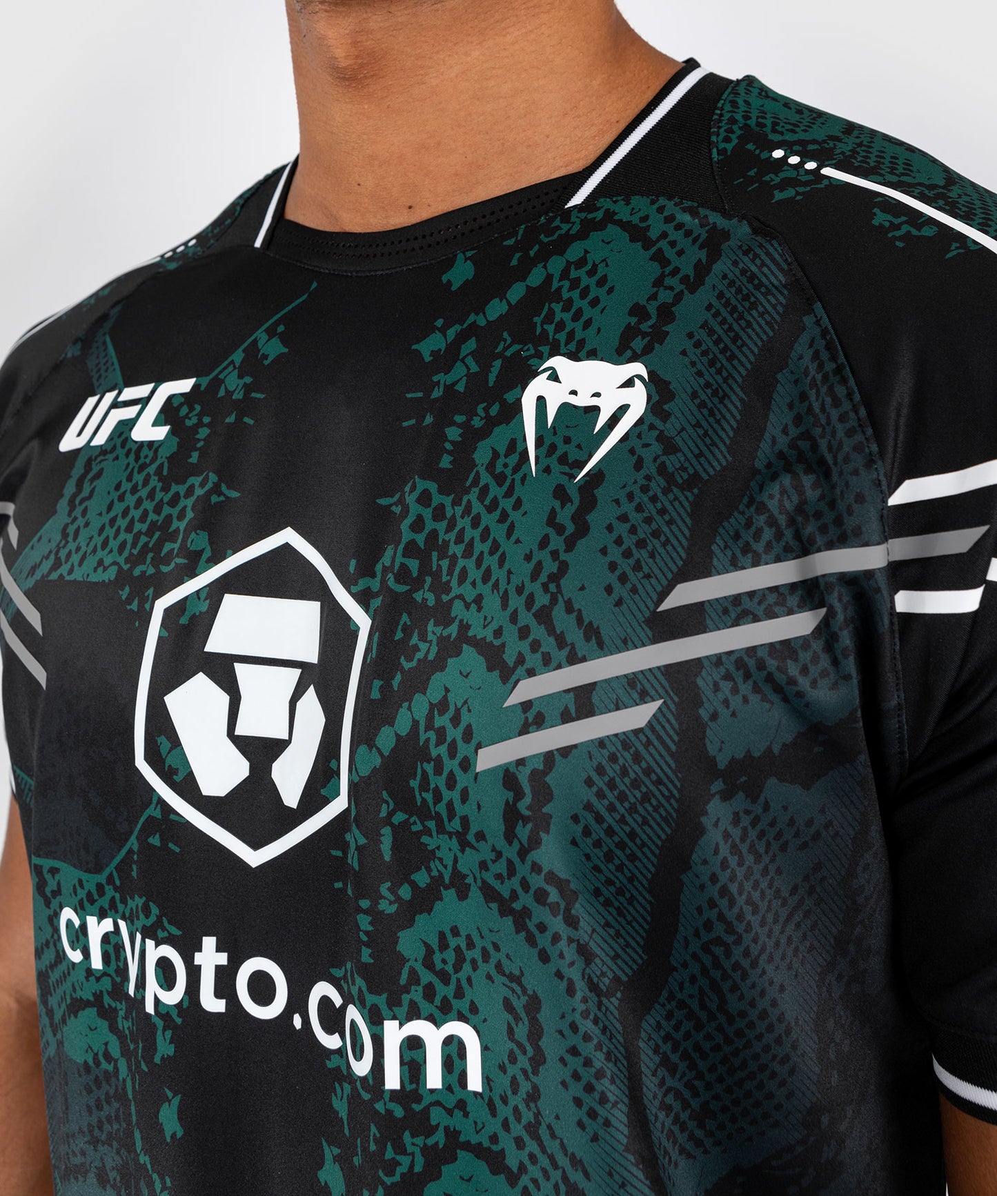 UFC Adrenaline by Venum Authentic Fight Night Maglia da Uomo - Emerald Edition - Verde/Nero