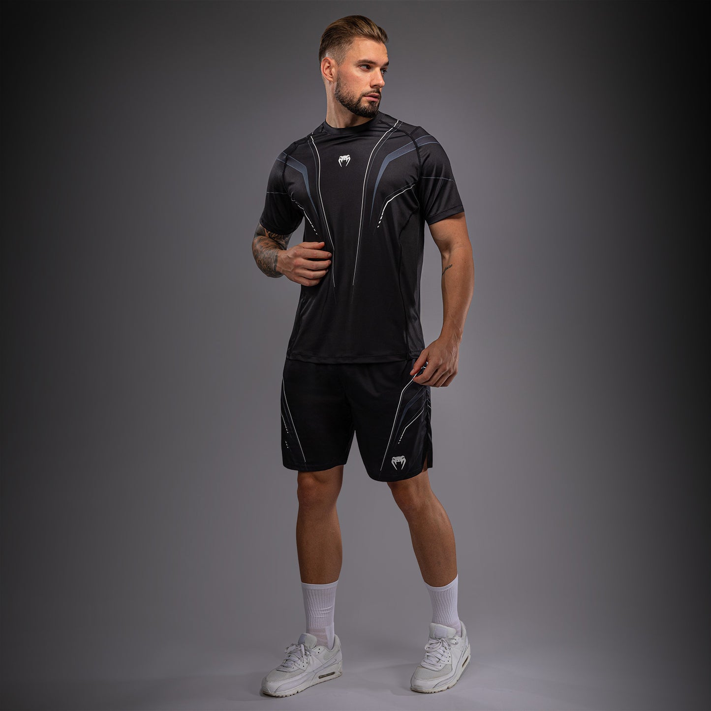Venum Streamline Maglietta Dry Tech – Nero/Bianco