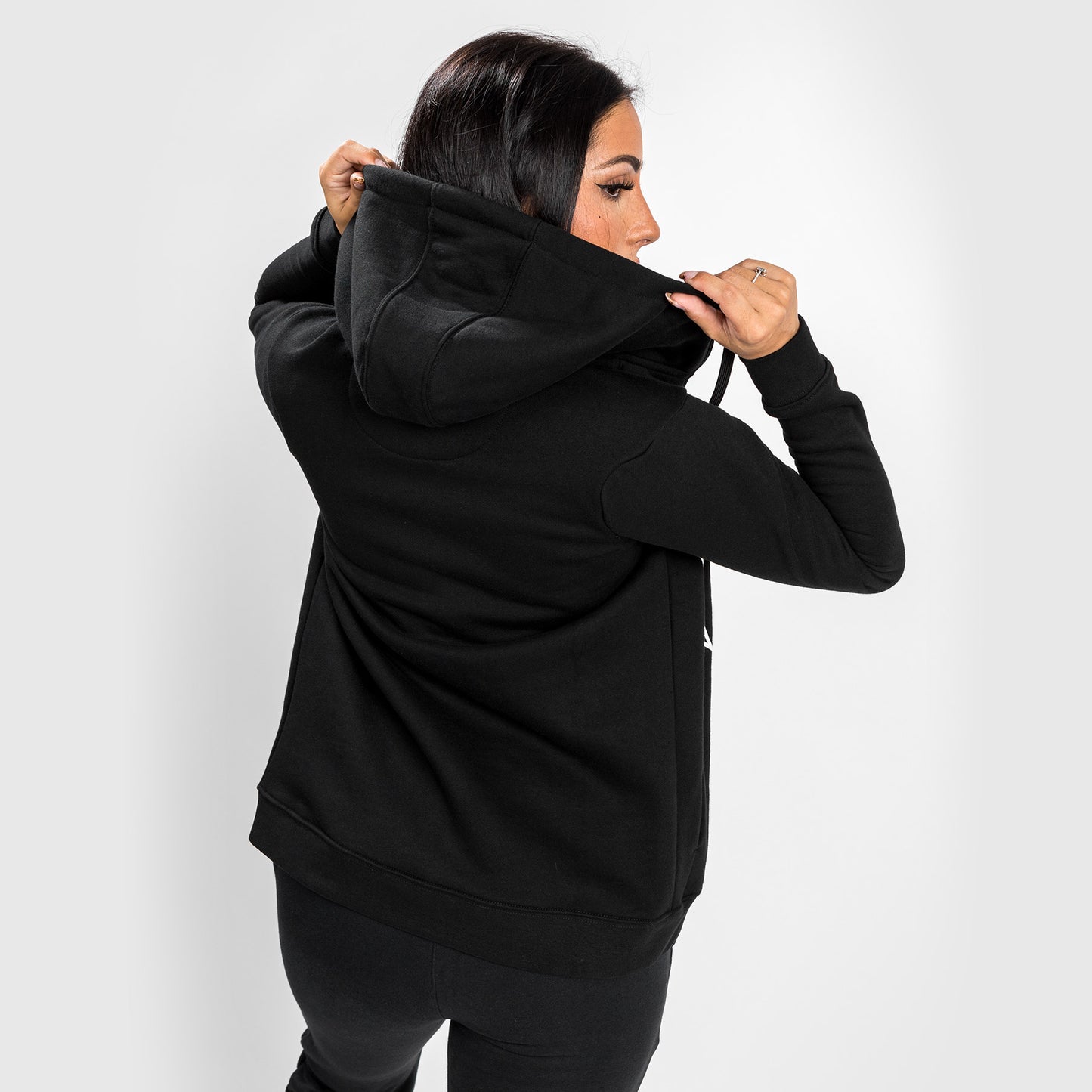 UFC Venum Fight Night 2.0 Replica Felpa con cappuccio a zip da donna - Nero