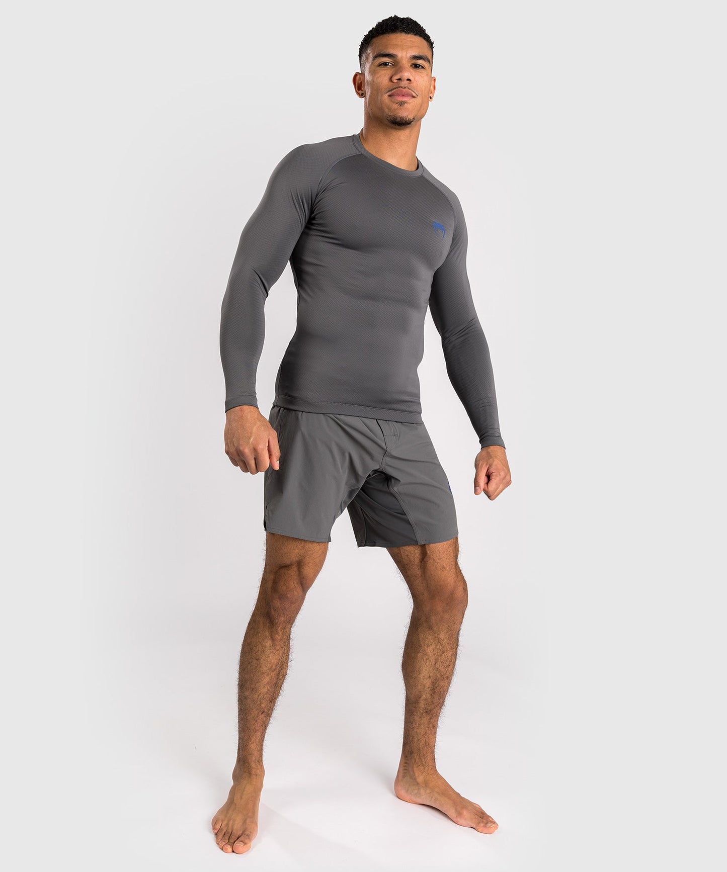 Venum Contender Rashguard a maniche lunghe da uomo - Grigio