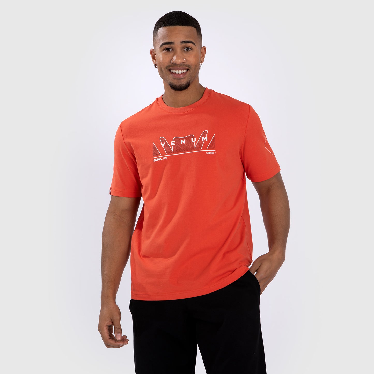 Venum Snake Print Maglietta - Arancione fluo