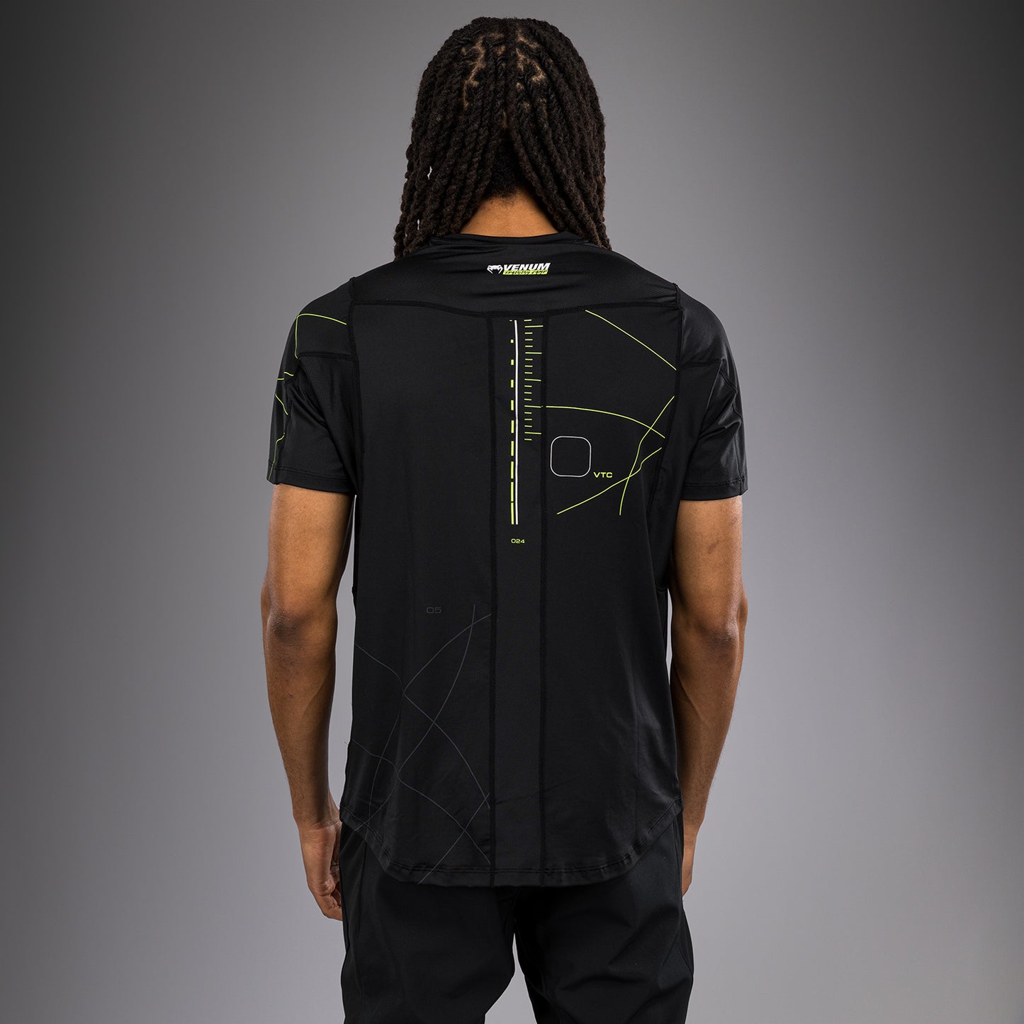 Venum Training Camp 4.0 Maglietta Dry-Tech Uomo - Nero/Neon Green