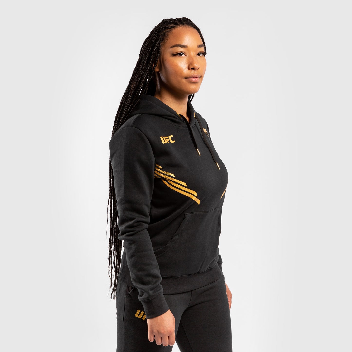 Felpa Con Cappuccio Donna UFC Venum Replica - Campione
