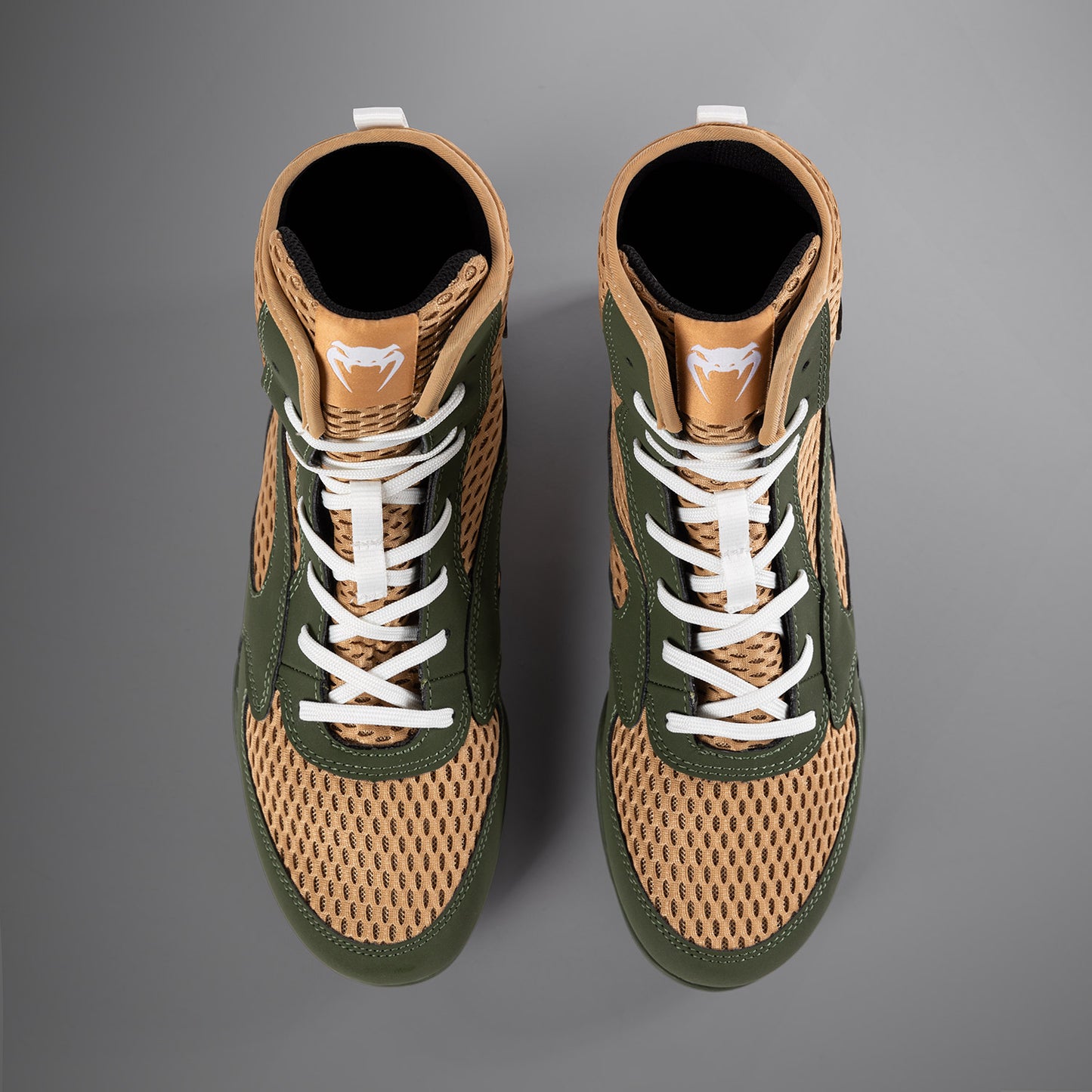Venum Contender Scarpe da Boxe - Verde Militare/Sabbia