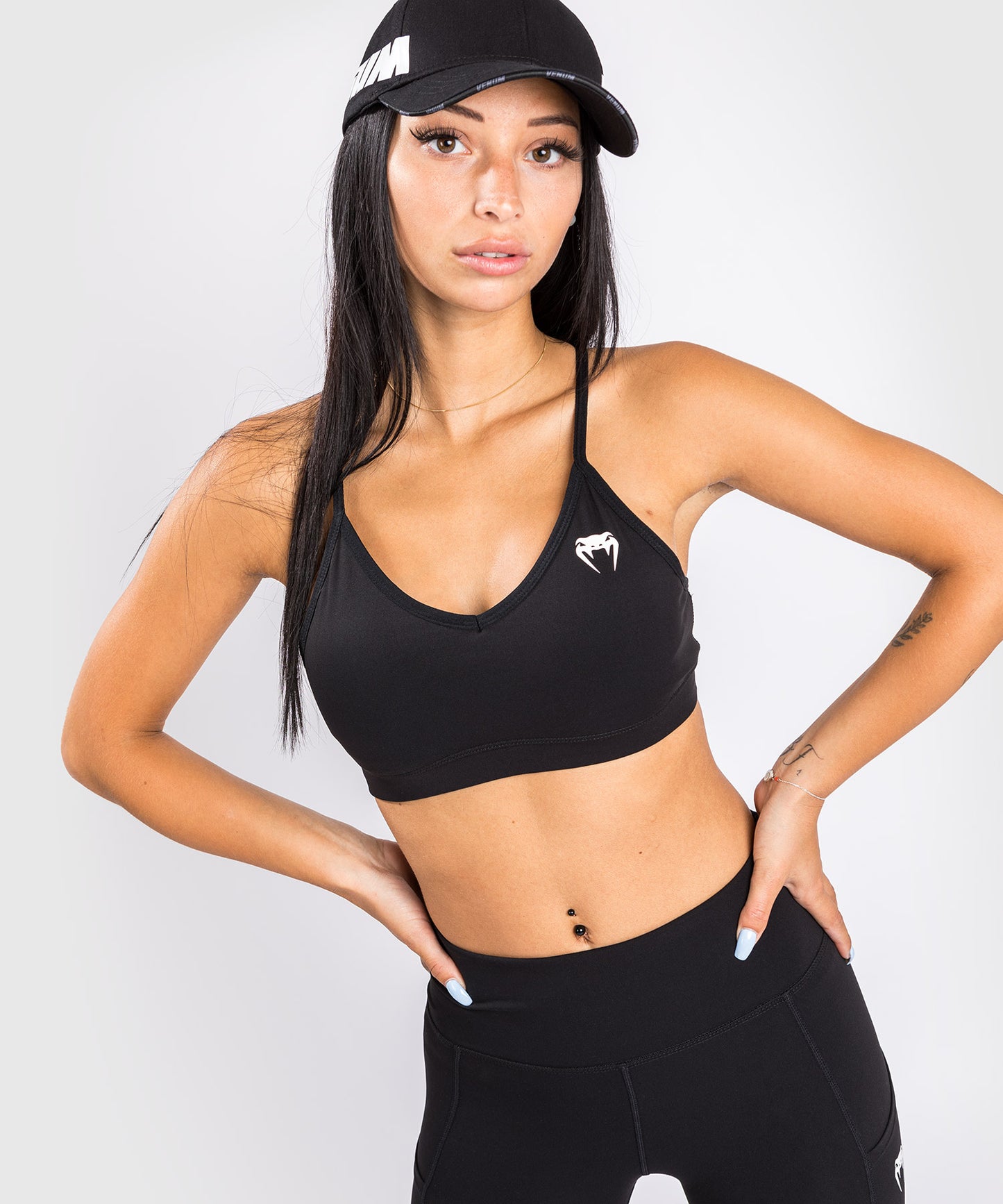 Reggiseno Sportivo a Basso Impatto Venum Essential - Nero