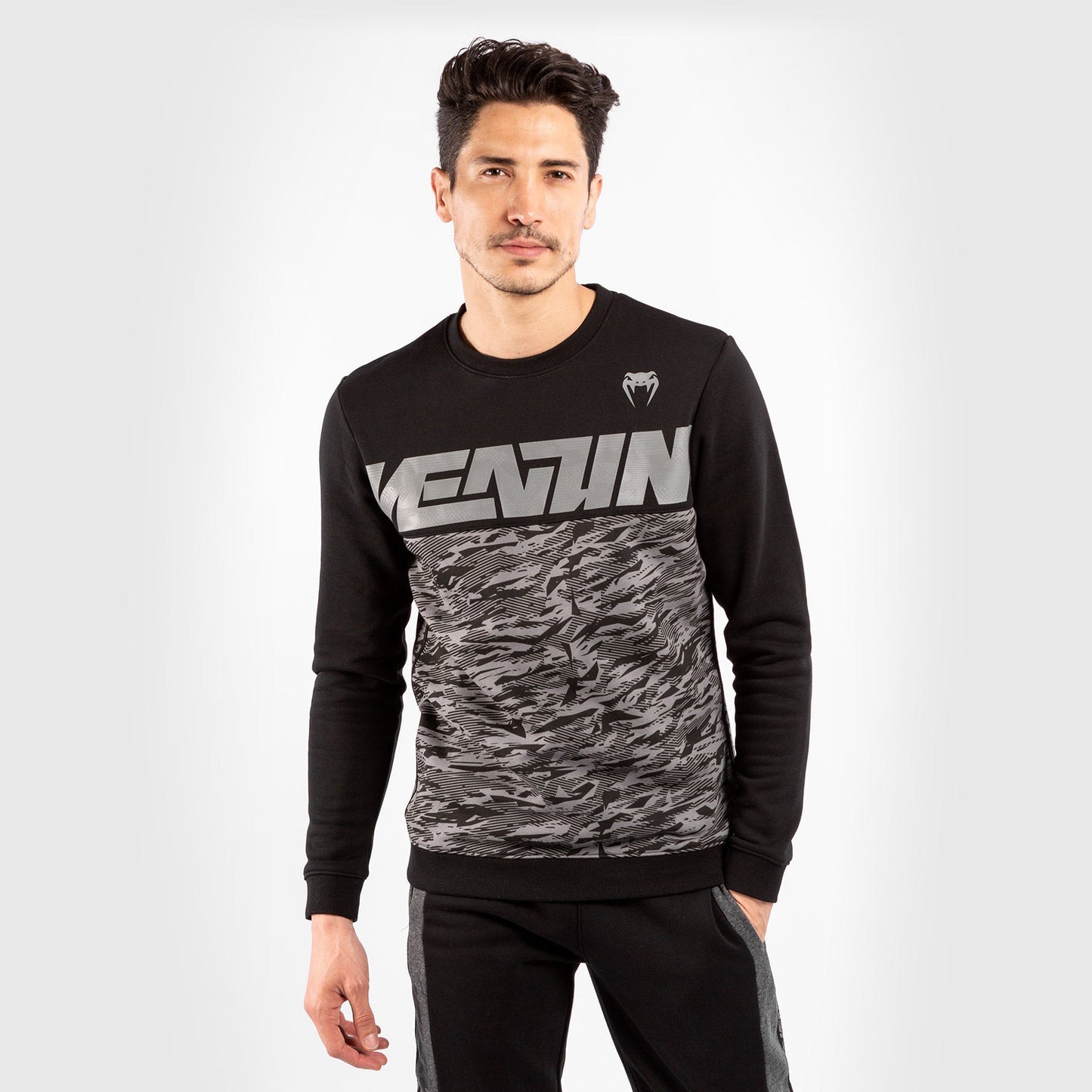 Venum Connect Felpa Girocollo – Nero/Camouflage Scuro