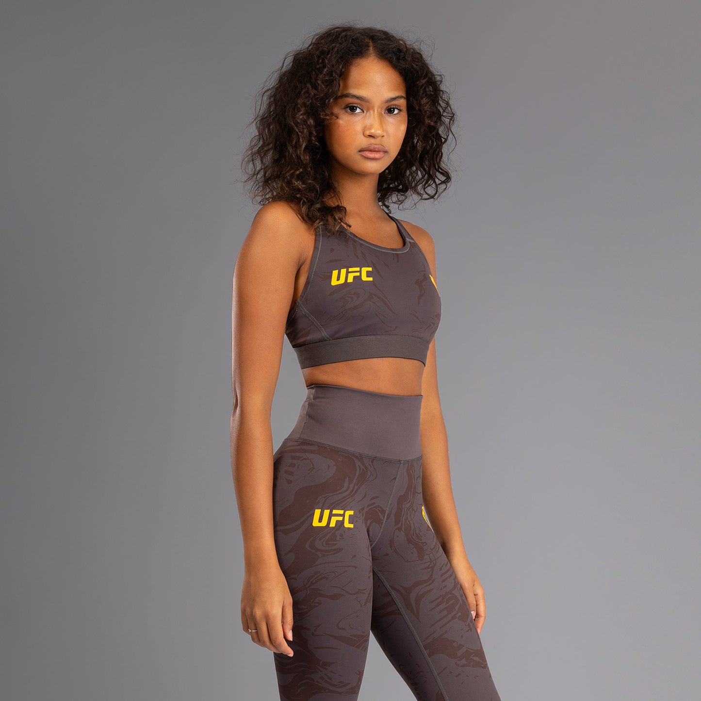 UFC Fusion by Venum Fight Week Reggiseno Sportivo per Donna - Marrone terra