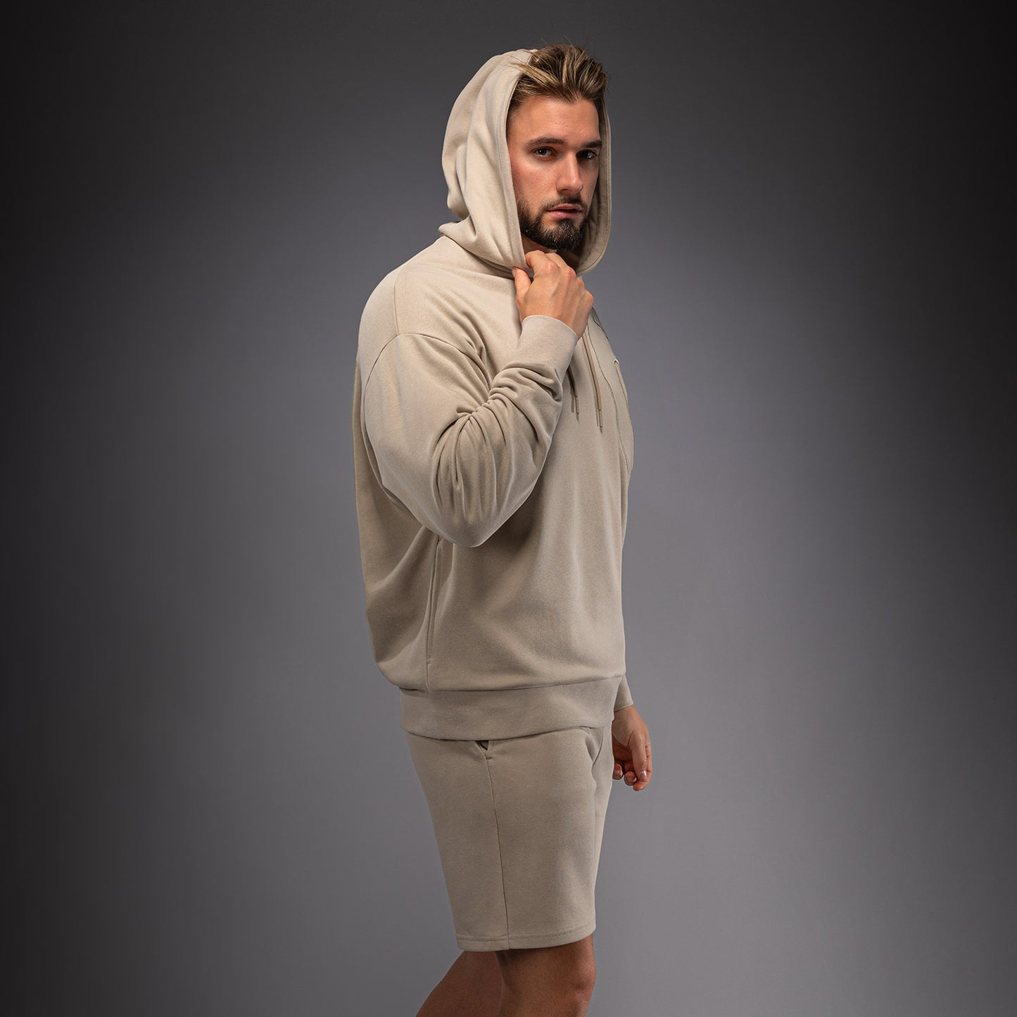Venum Giant 3D Felpa con Cappuccio – Beige Chiaro
