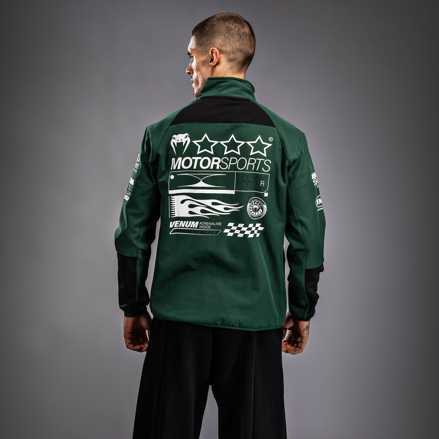 Venum Motorsport Giacca Softshell - Foresta Profonda