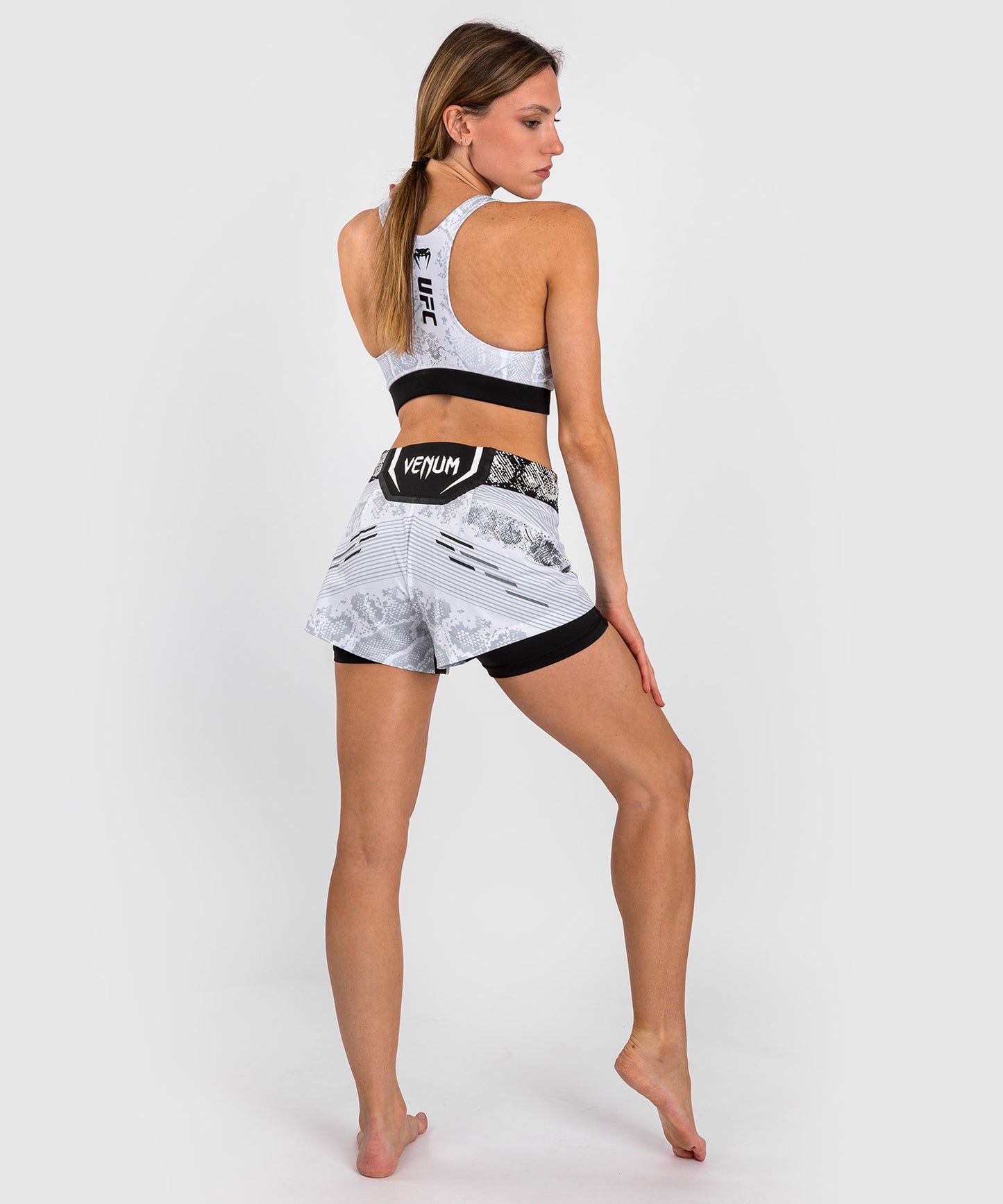 UFC Adrenaline by Venum Authentic Fight Night Pantaloncini da combattimento da Donna - Bianco