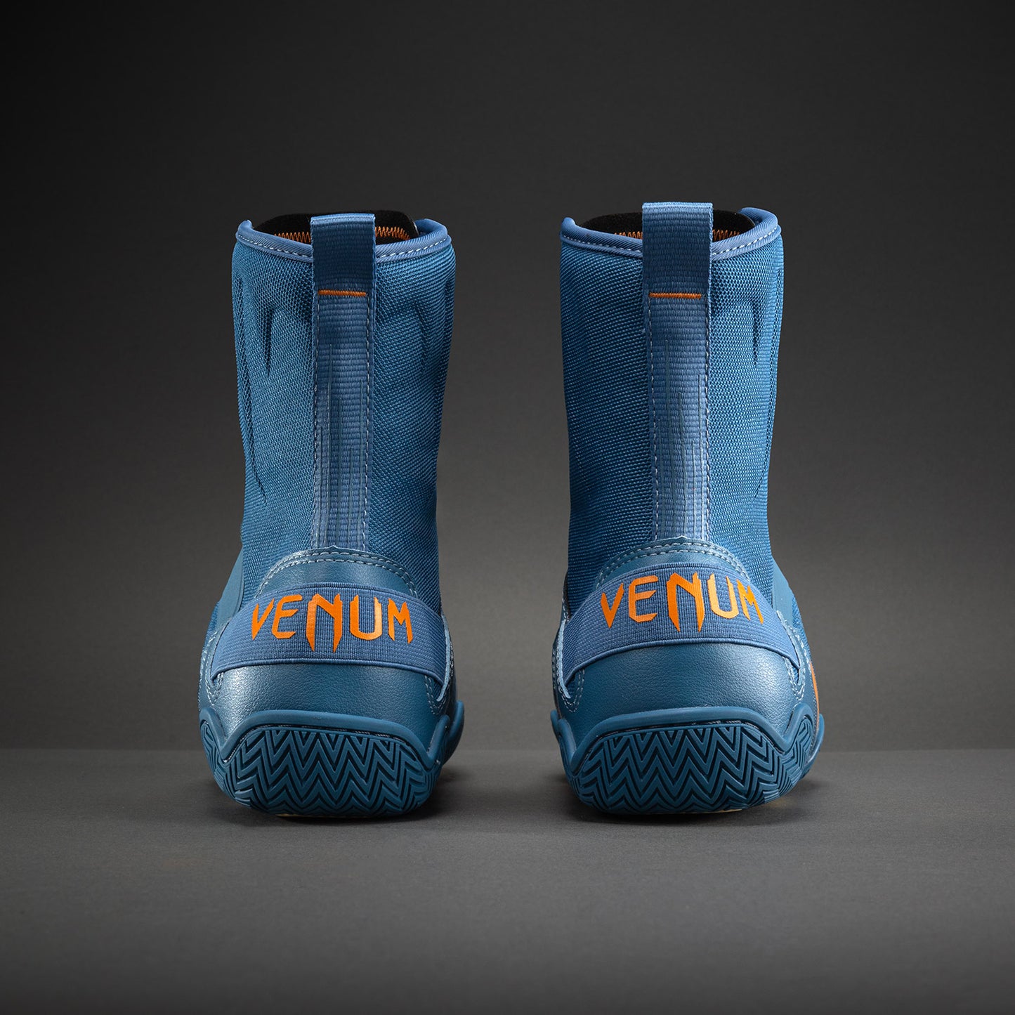 Venum Elite Neo Scarpe da Boxe – Blu Acciaio/Arancione
