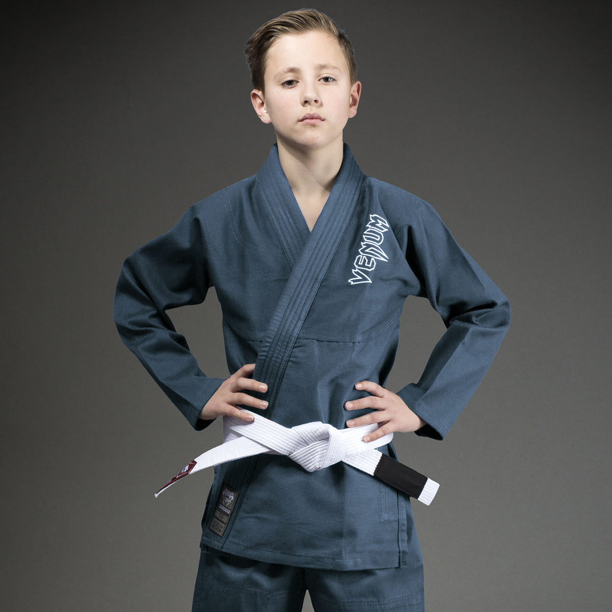 Venum Contender Kimono BJJ per Bambini (Cintura Bianca Inclusa Gratuitamente) – Blu