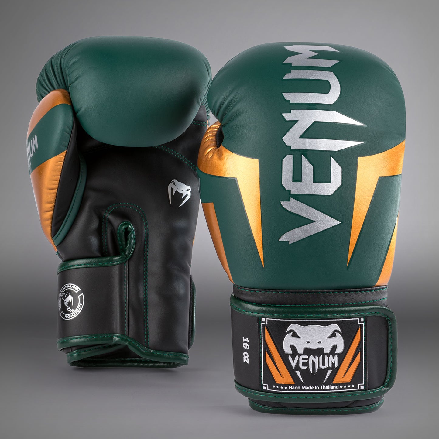 Venum Elite Guantoni da boxe - Verde/Bronzo/Argento
