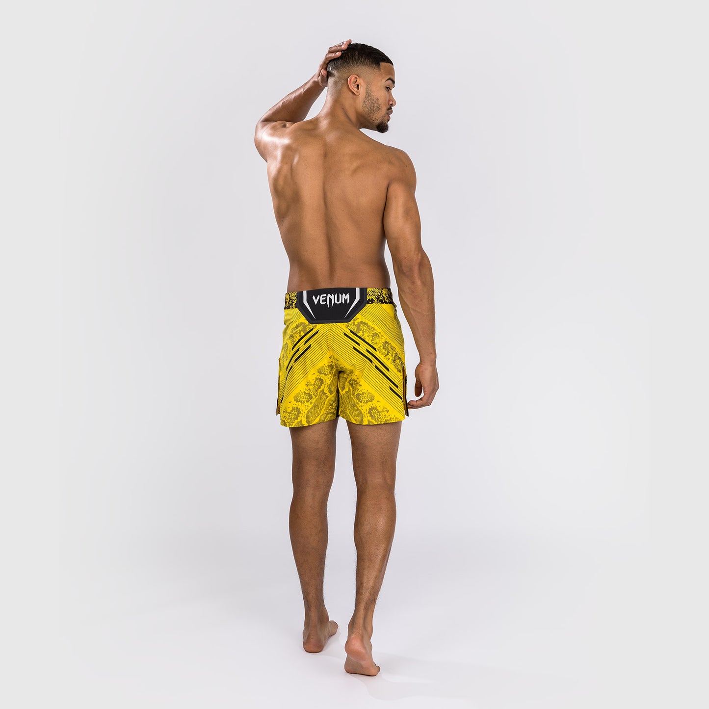 Pantaloncino da combattimento UFC Adrenaline by Venum personalizzato Authentic Fight Night Uomo - Short Fit - Giallo