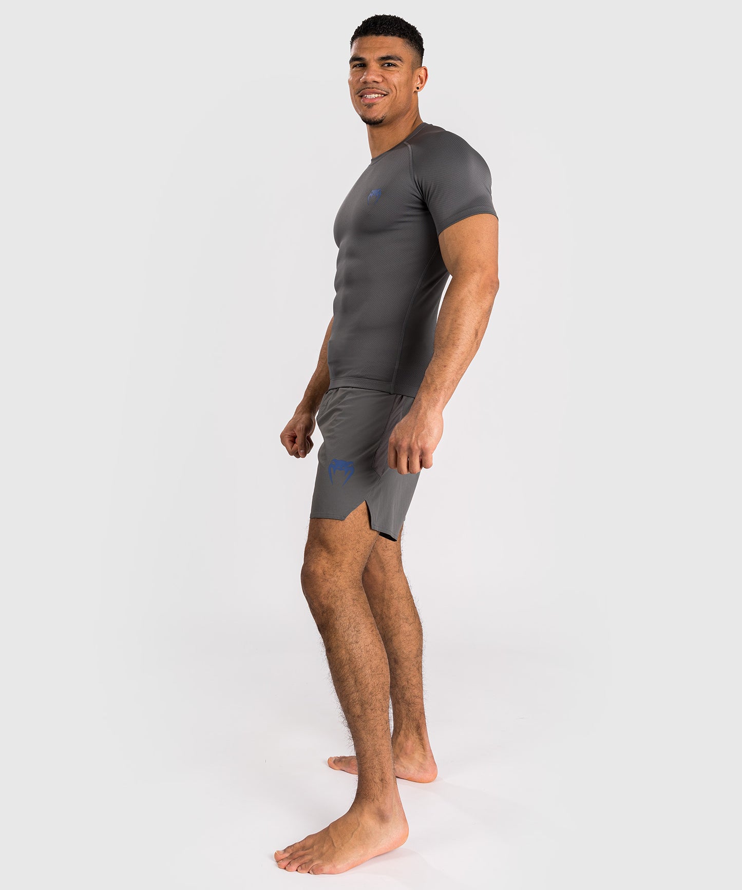 Venum Contender Rashguard a manica corta da uomo - Grigio