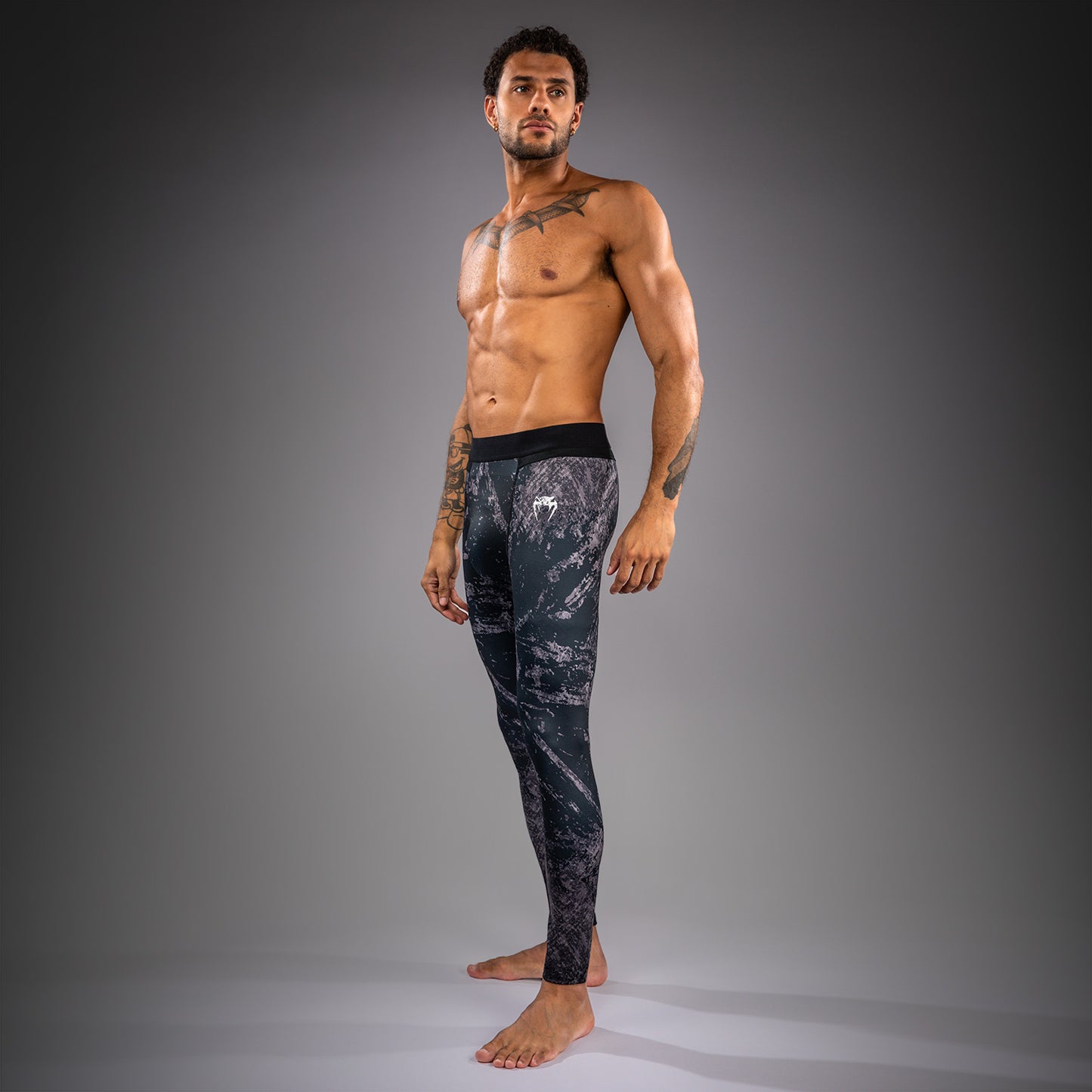 Venum Rage & Workout Pantaloni a Compressione - Nero/Grigio