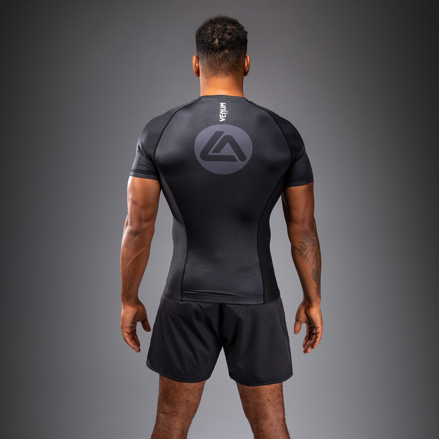 Venum x Roger Gracie Academy Rashguard a Maniche Corte - Nero