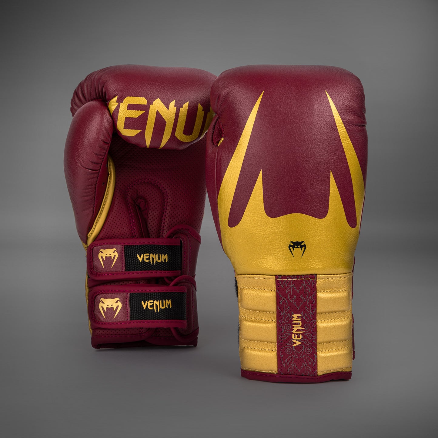 Venum Reverso Guanti da Boxe - Rosso Ciliegia/Oro