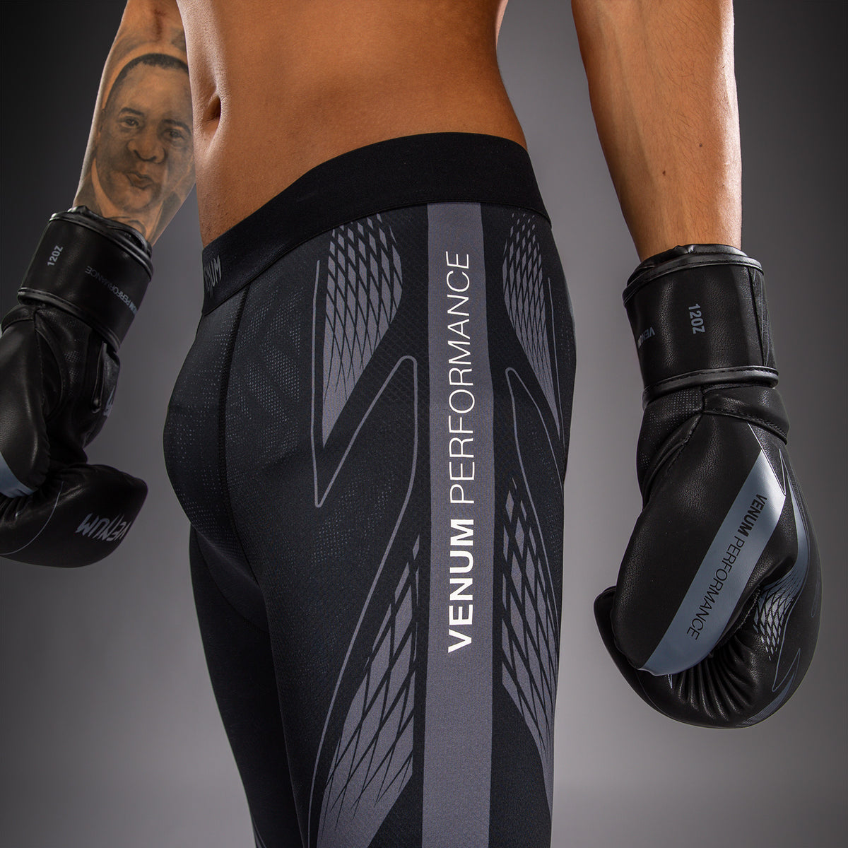 Venum Amazonia Reborn Pantaloni a compressione - Nero/Grigio