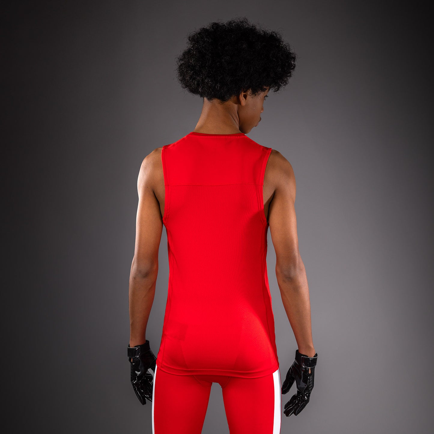 Venum Elite Football Maglietta a Compressione Senza Maniche da Calcio per Bambini - Rosso