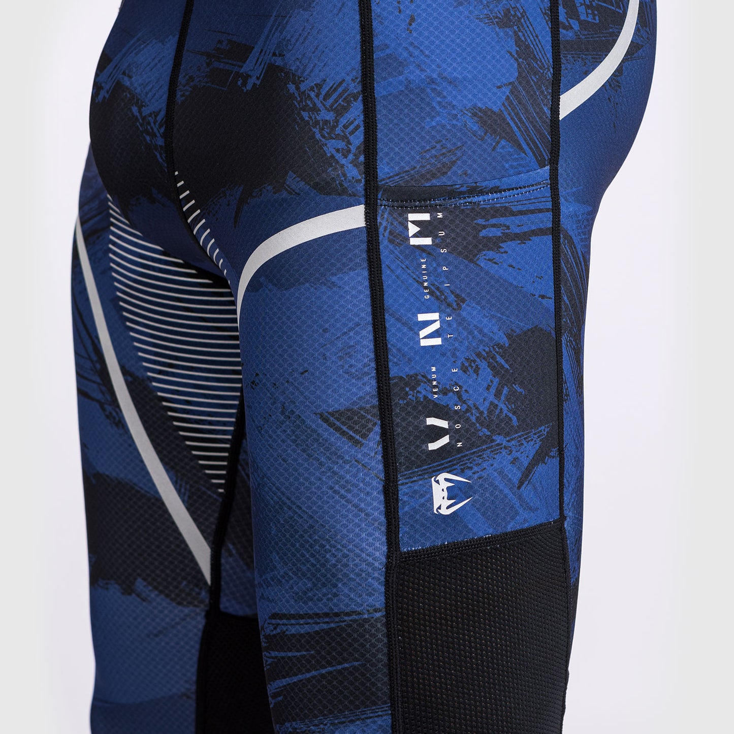 Venum Electron 3.0 Pantalone a compressione - Blu navy