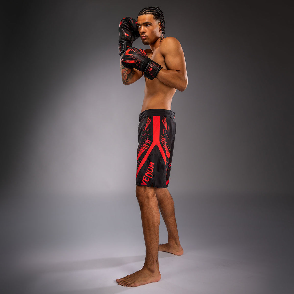 Venum Amazonia Reborn Pantaloncini da MMA - Nero/Rosso