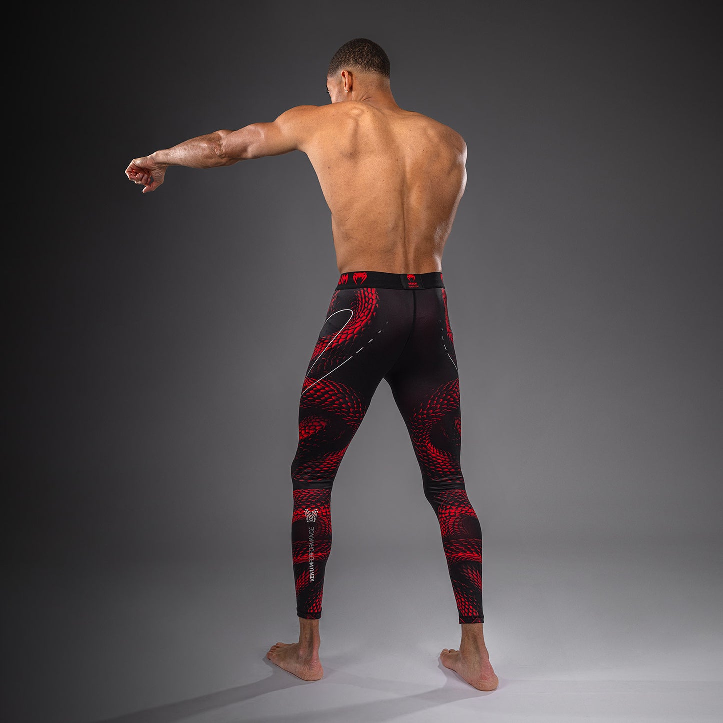 Venum Matupa Spats - Nero/Rosso/Argento