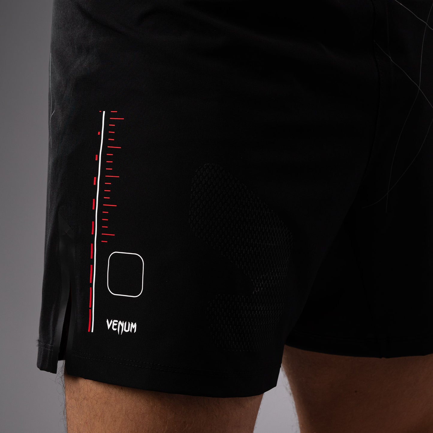 Venum Tactical XT Pantaloncini da combattimento - Nero/Rosso fuoco