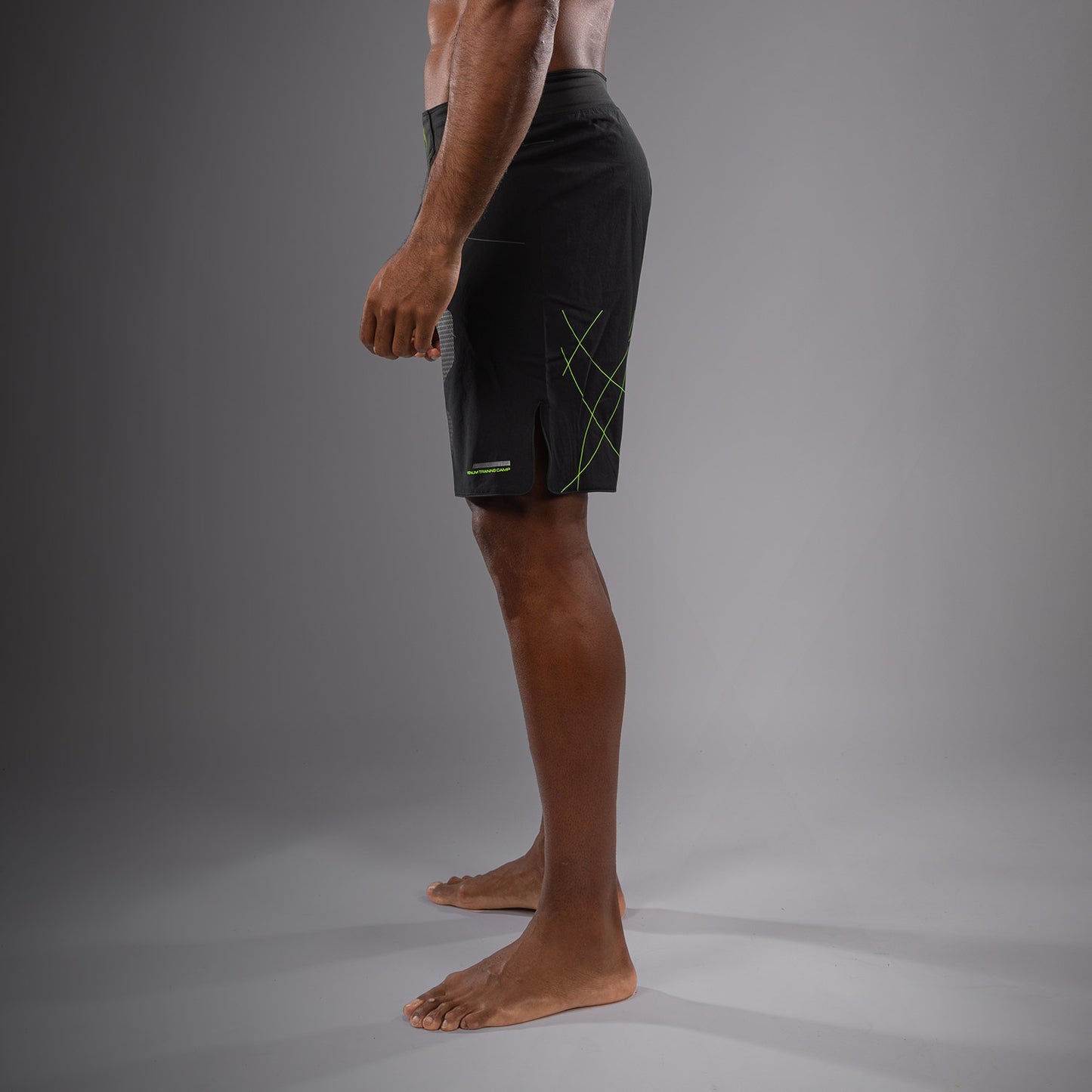 Venum Training Camp 4.0 Pantaloncini da combattimento - Nero/Neon Green