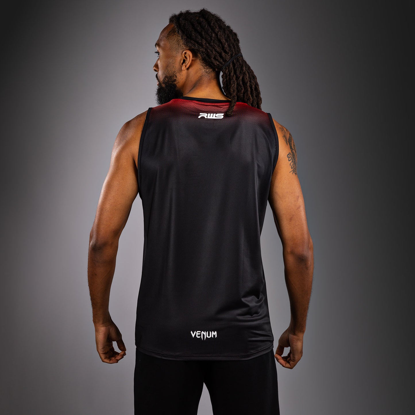 Venum x RWS 2.0 Canotta Dry-Tech da uomo – Nero/Rosso