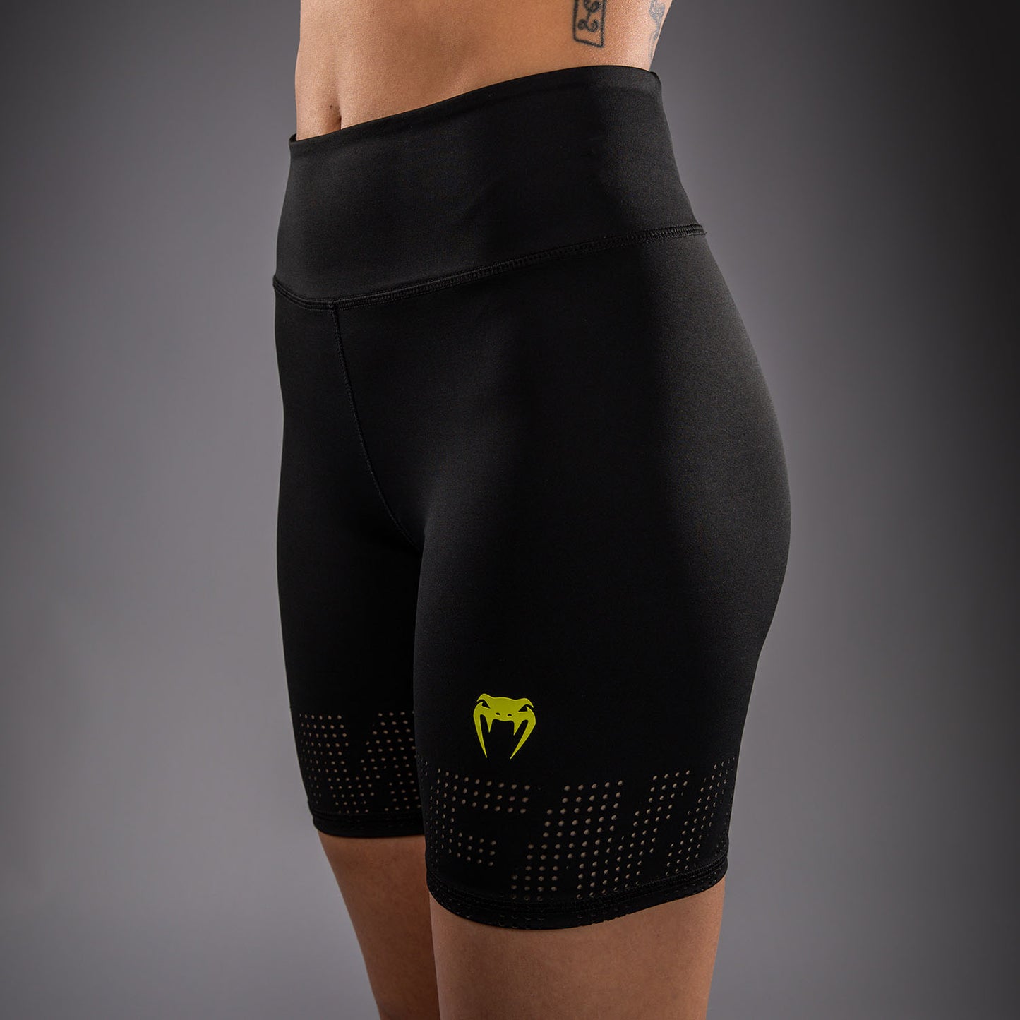 Venum Lazer Pantaloncini a Compressione Da Donna - Nero/Giallo