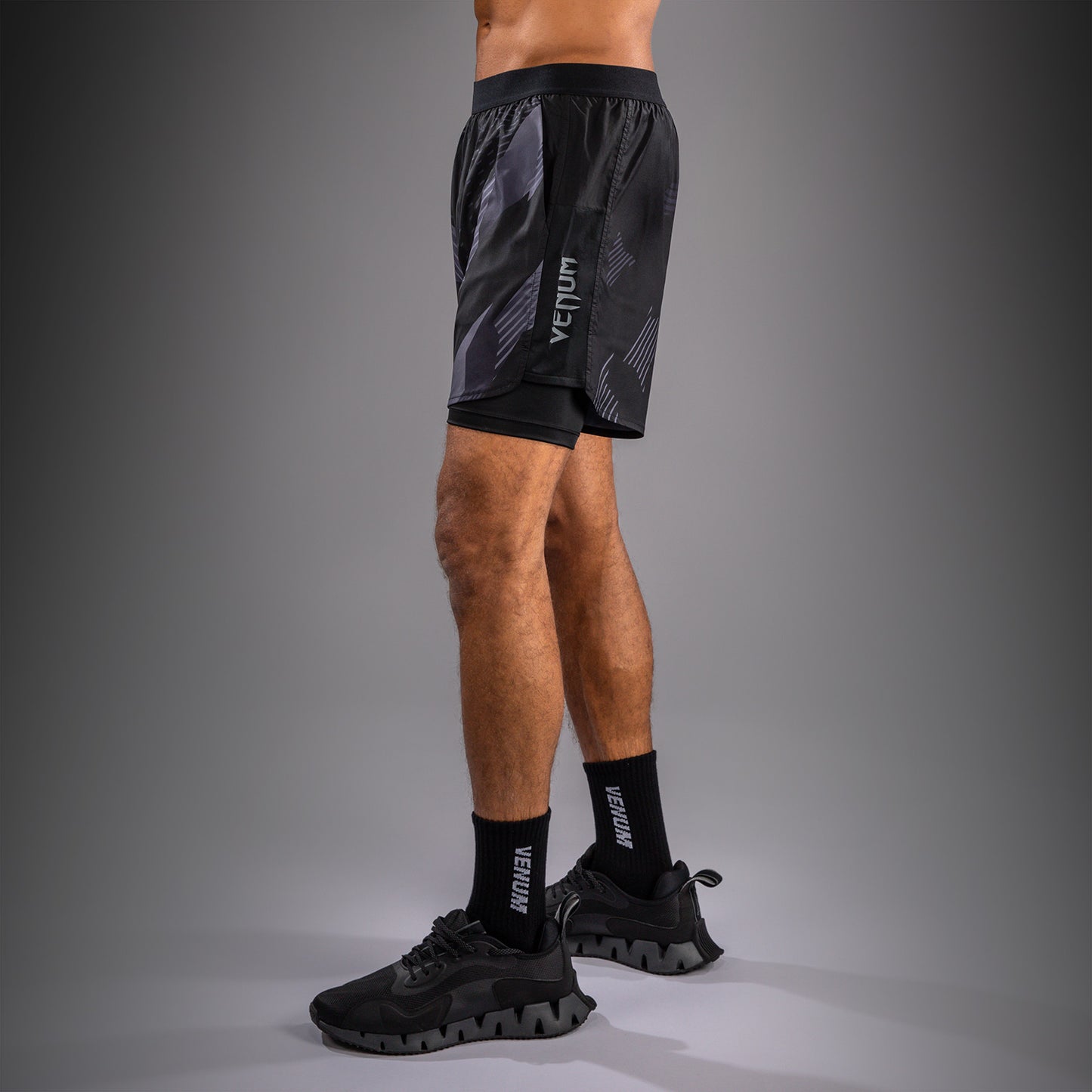 Venum No-Gi 6.0 Pantaloncini da Allenamento - Nero/Grigio