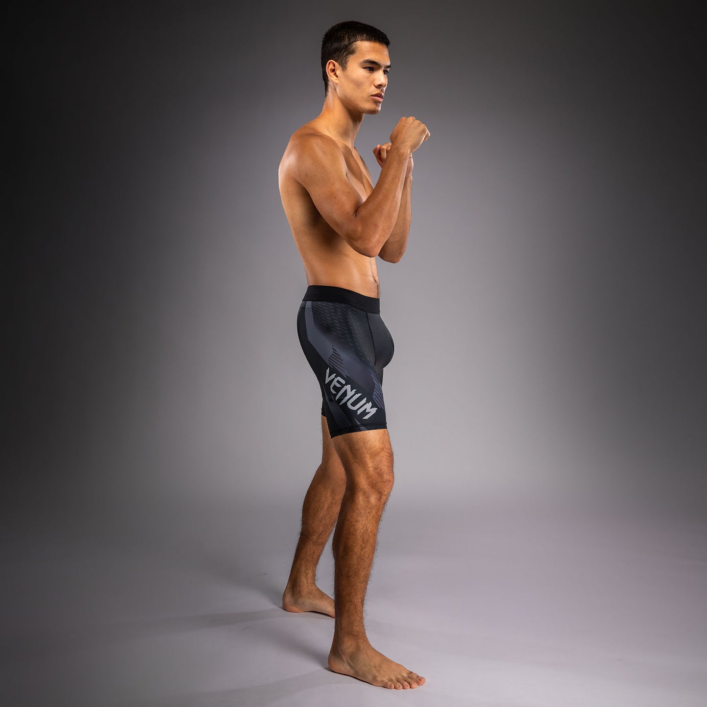 Venum No-Gi 6.0 Pantaloncini a Compressione - Nero/Grigio