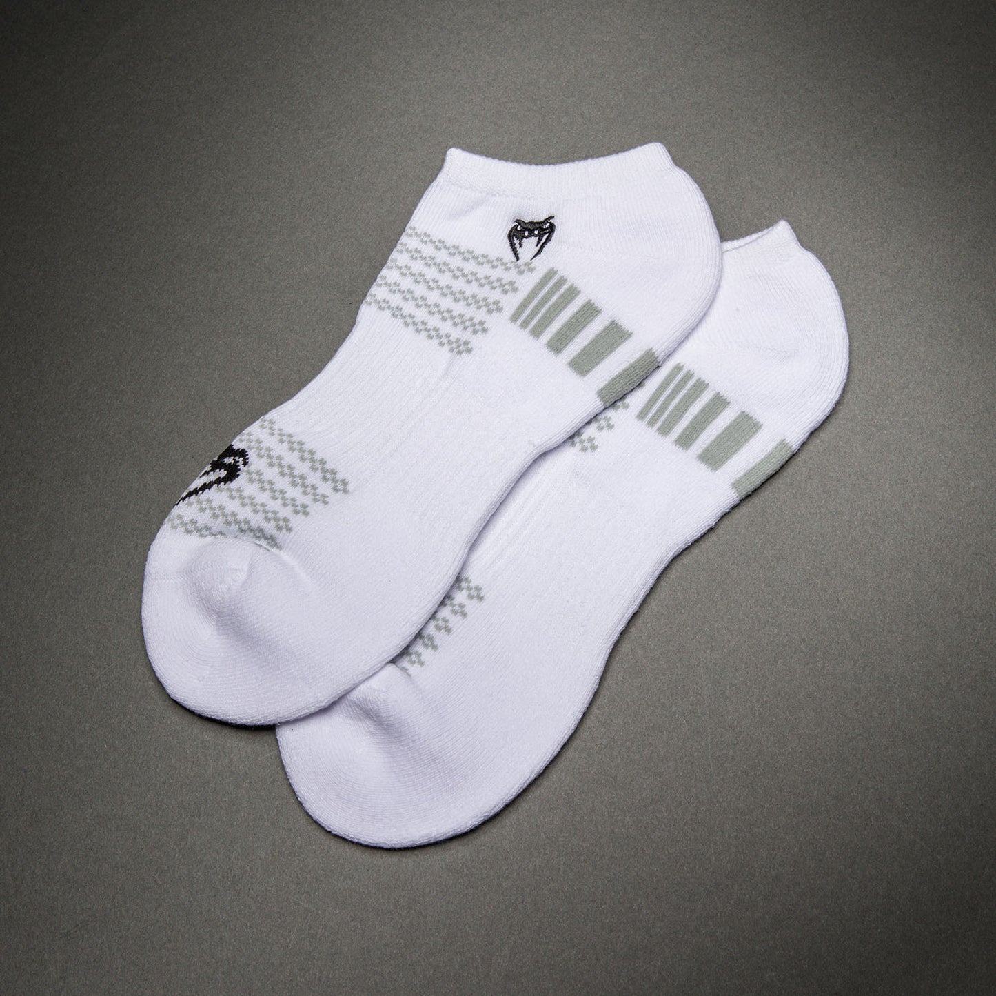 Venum Vector Calze No-Show 3 Pezzi - Bianco/Grigio