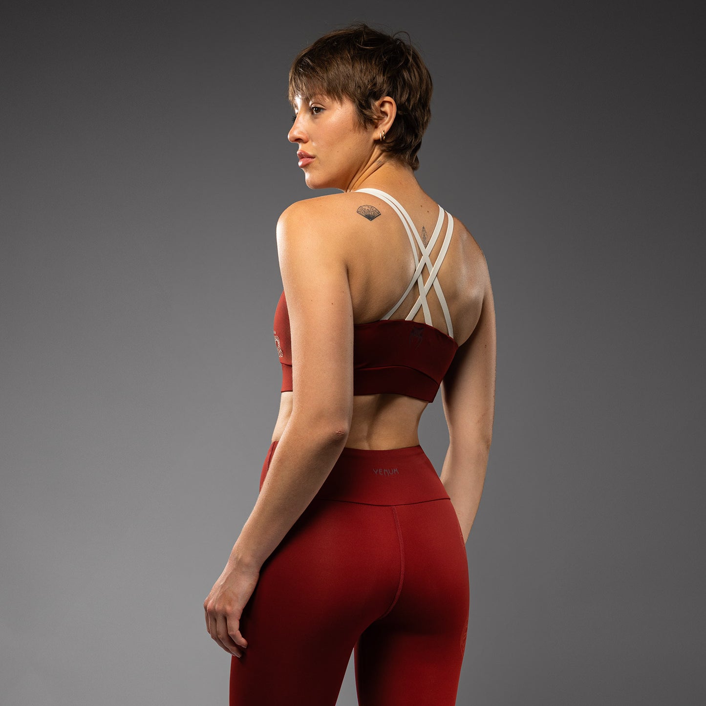 Venum Serpenti Reggiseno sportivo donna – Borgogna/Avorio