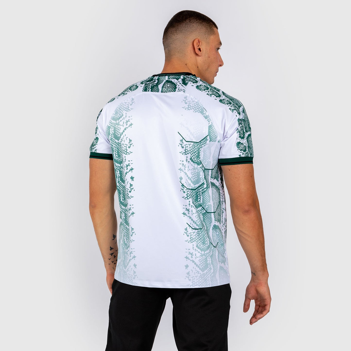 UFC Adrenaline by Venum Authentic Fight Night Maglia da Uomo - Emerald Edition - Bianco/Verde