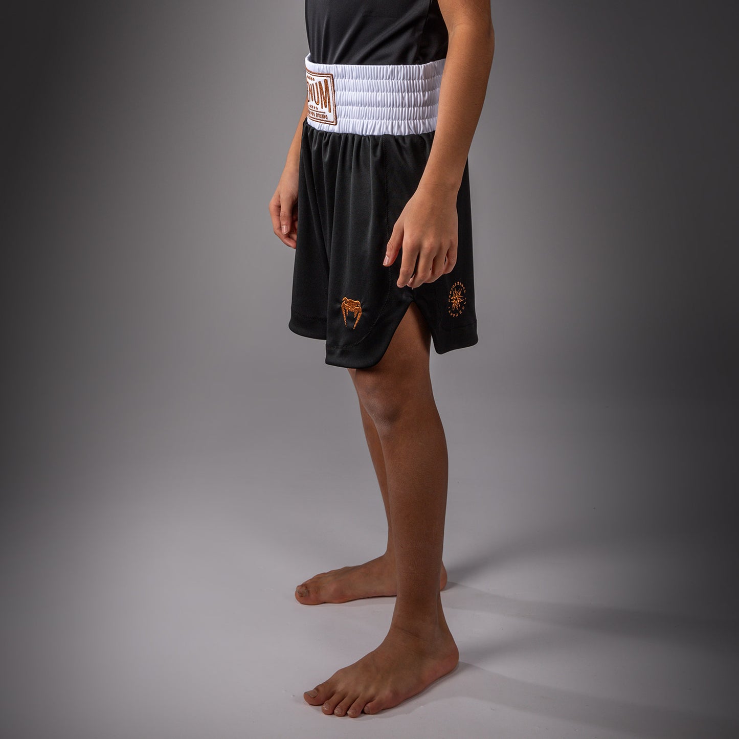 Venum Classic Pantaloncini da Boxe Per Bambini – Nero/Oro