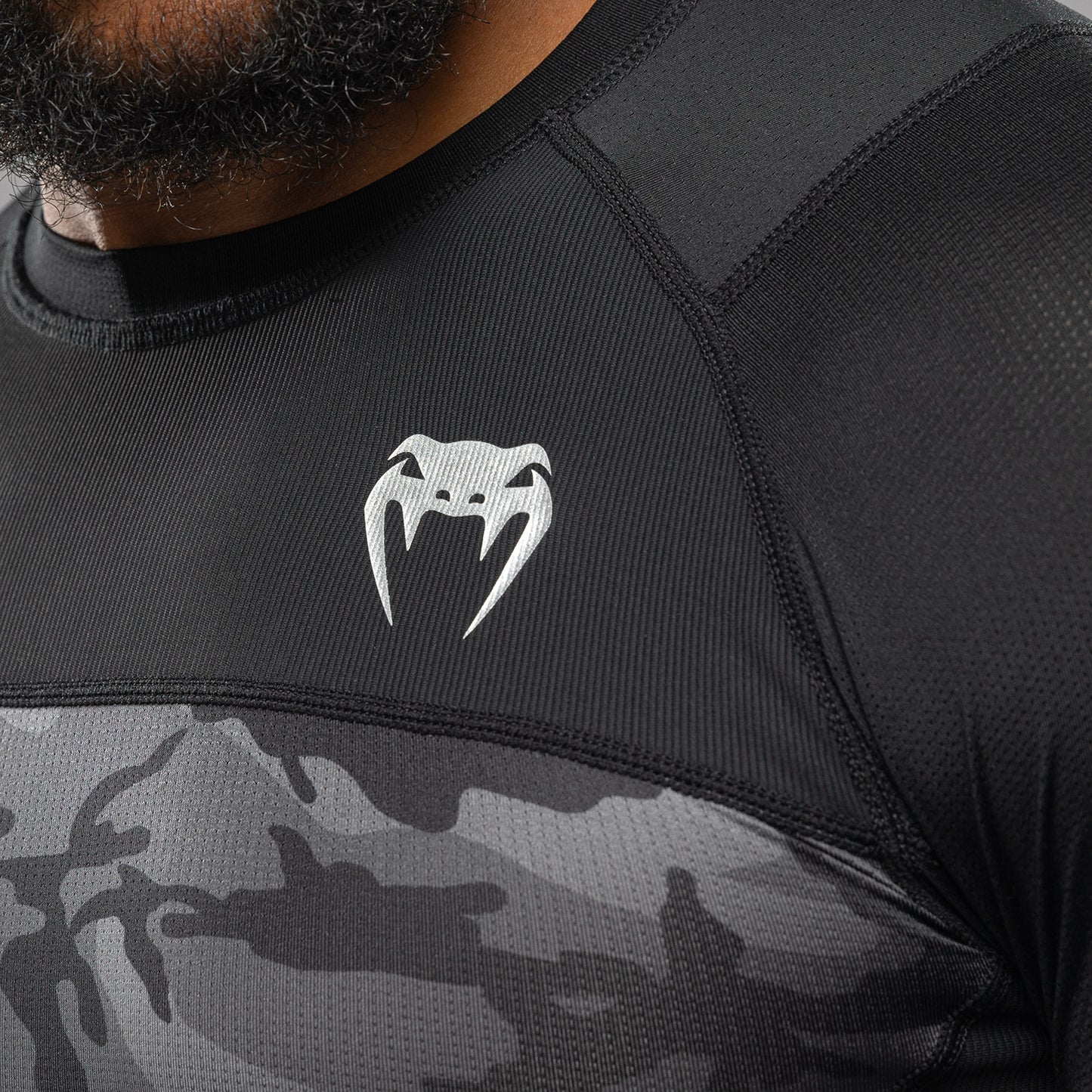 Venum x Polaris Maglia a Maniche Lunghe Rashguard - Nero/Grigio Tempesta