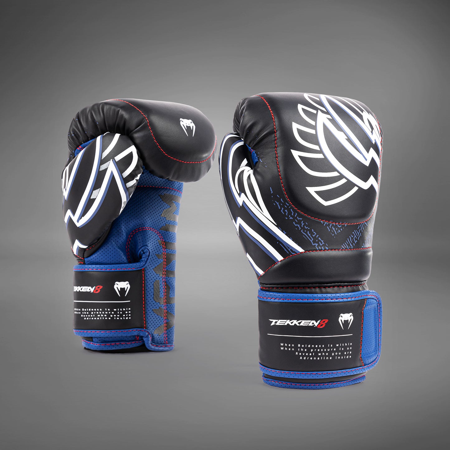 Venum x TEKKEN 8 - Jin Kazama Guanti da Boxe - Blu/Nero/Bianco