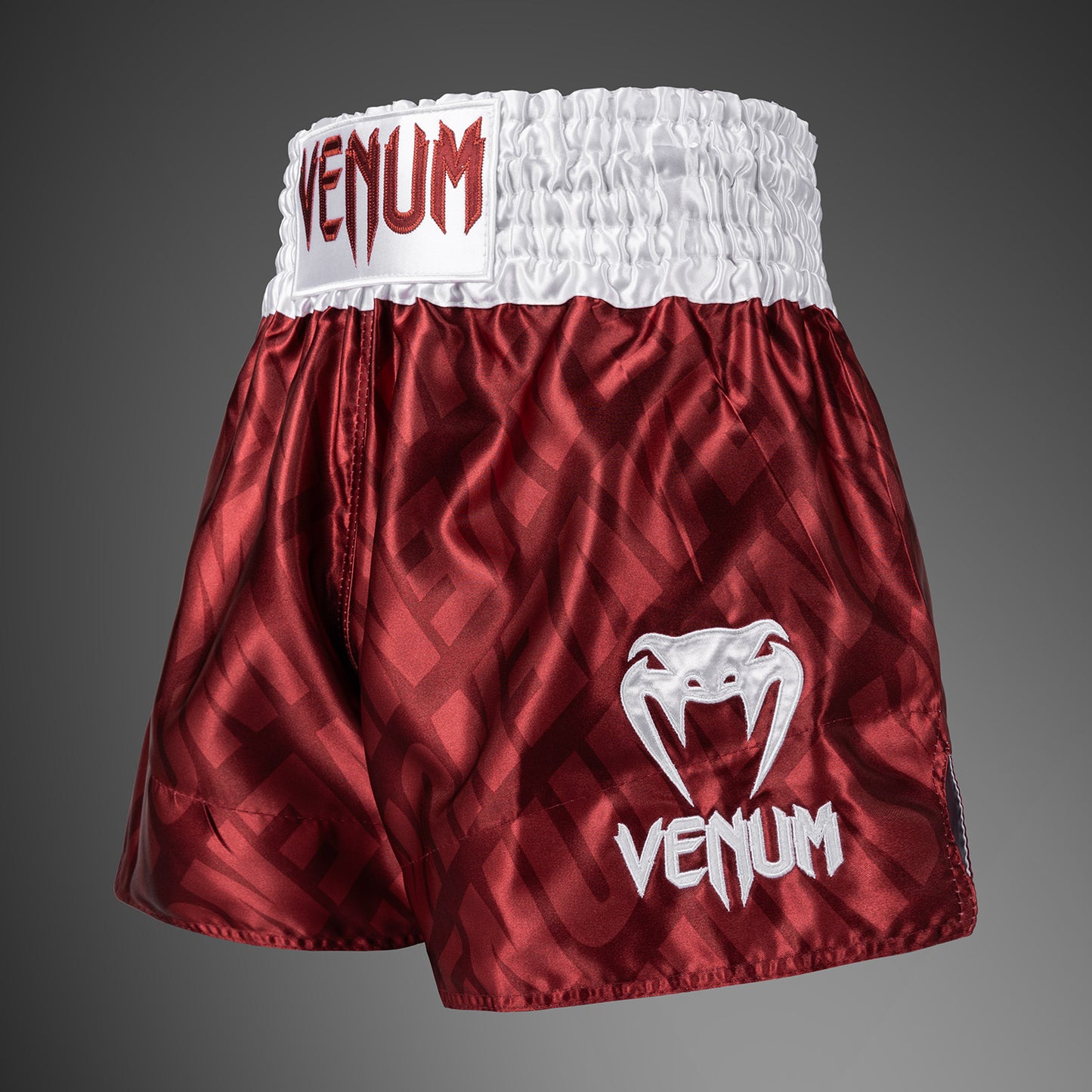 Venum Contender XT Pantaloncini Muay Thai – Rosso Ciliegia/Bianco