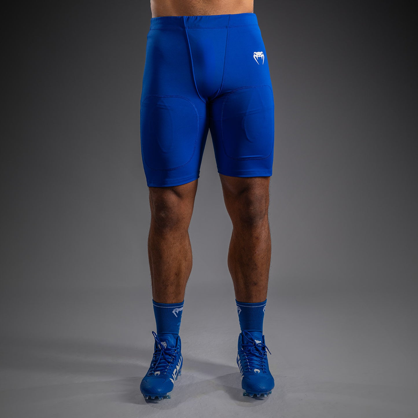 Venum Elite Football Pantaloncini a Compressione - Blu Reale