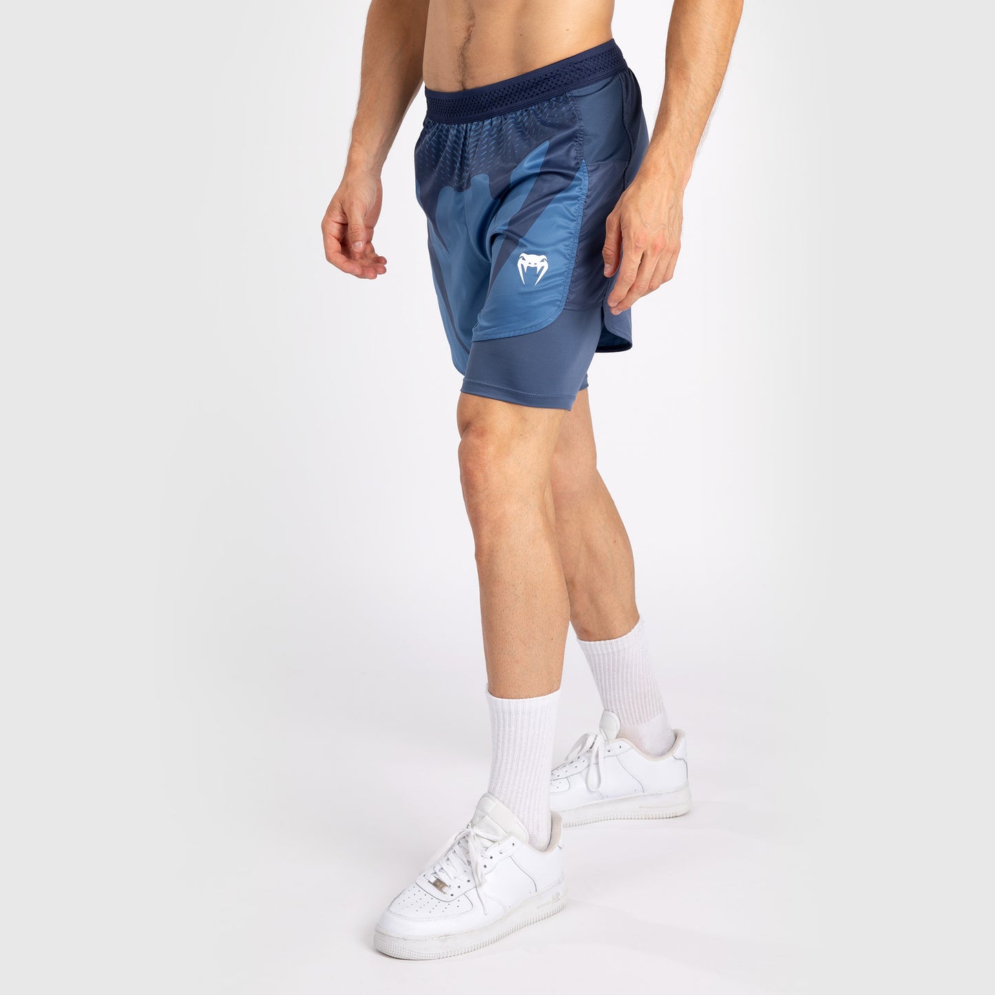 Venum Attack Pantaloncini da Combattimento da Uomo - Blu Navy