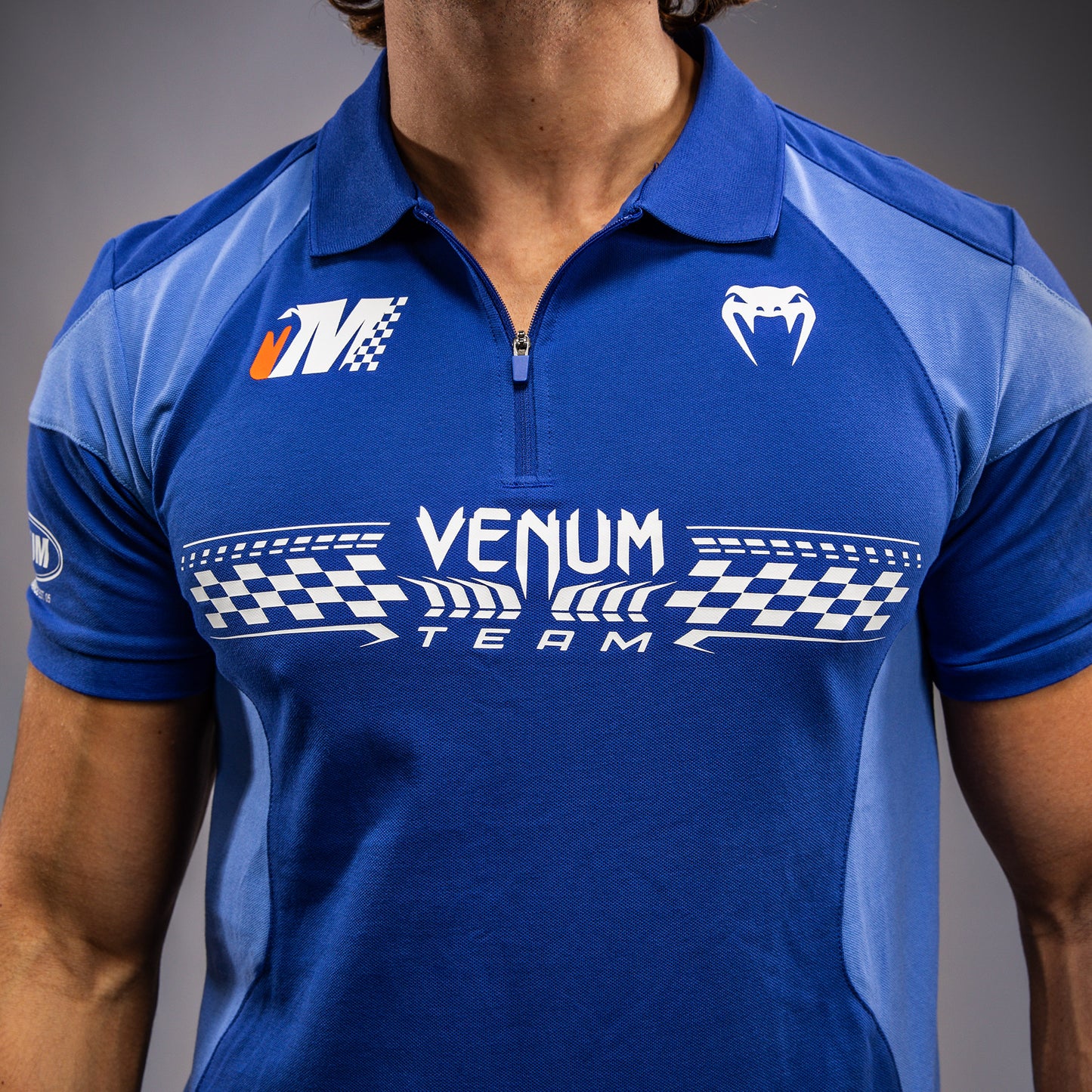 Venum Motorsport Polo in Cotone - Blu Royal