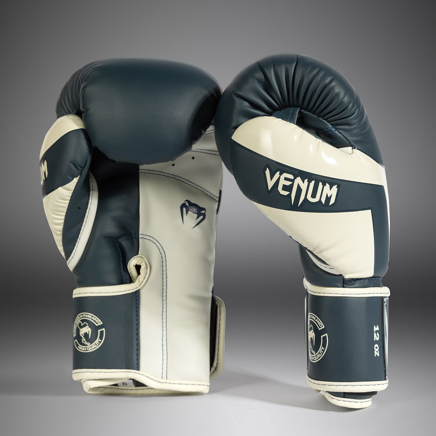 Guantoni da boxe Venum Elite - Bianchi/Blu navy